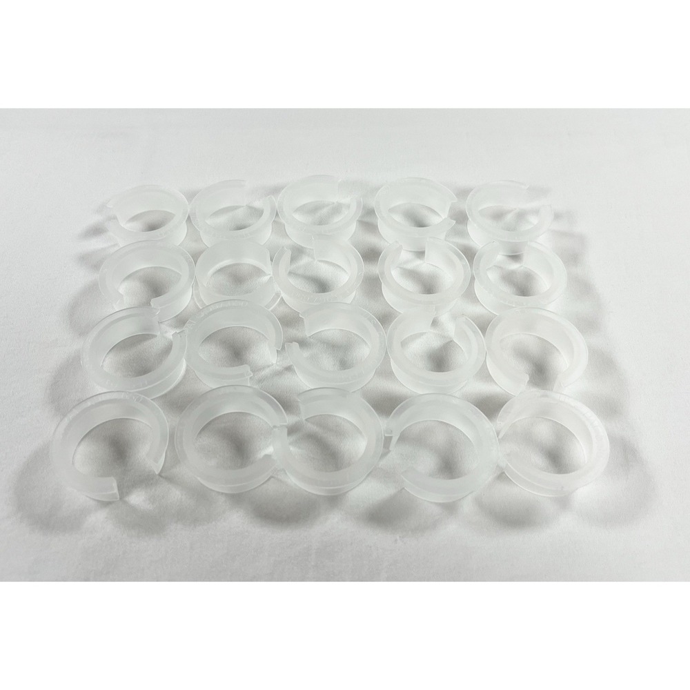 New 20 Dept 56 Snow Village Light Hole Protectors Rings #52887 Retired Accessory